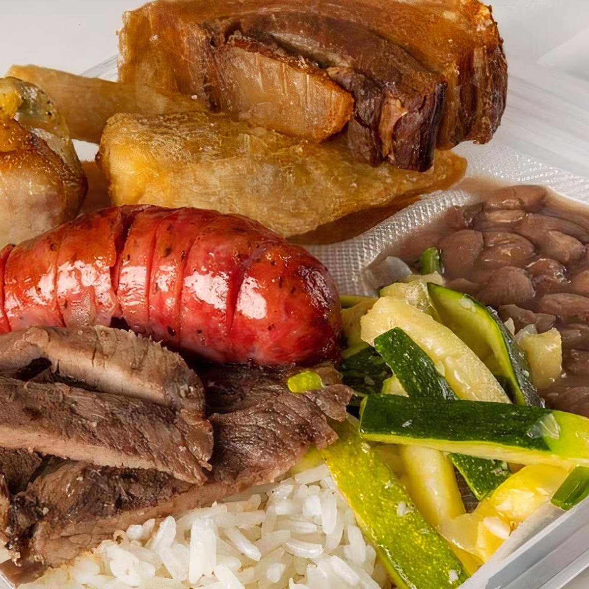 Marmita Grande  Com Churrasco