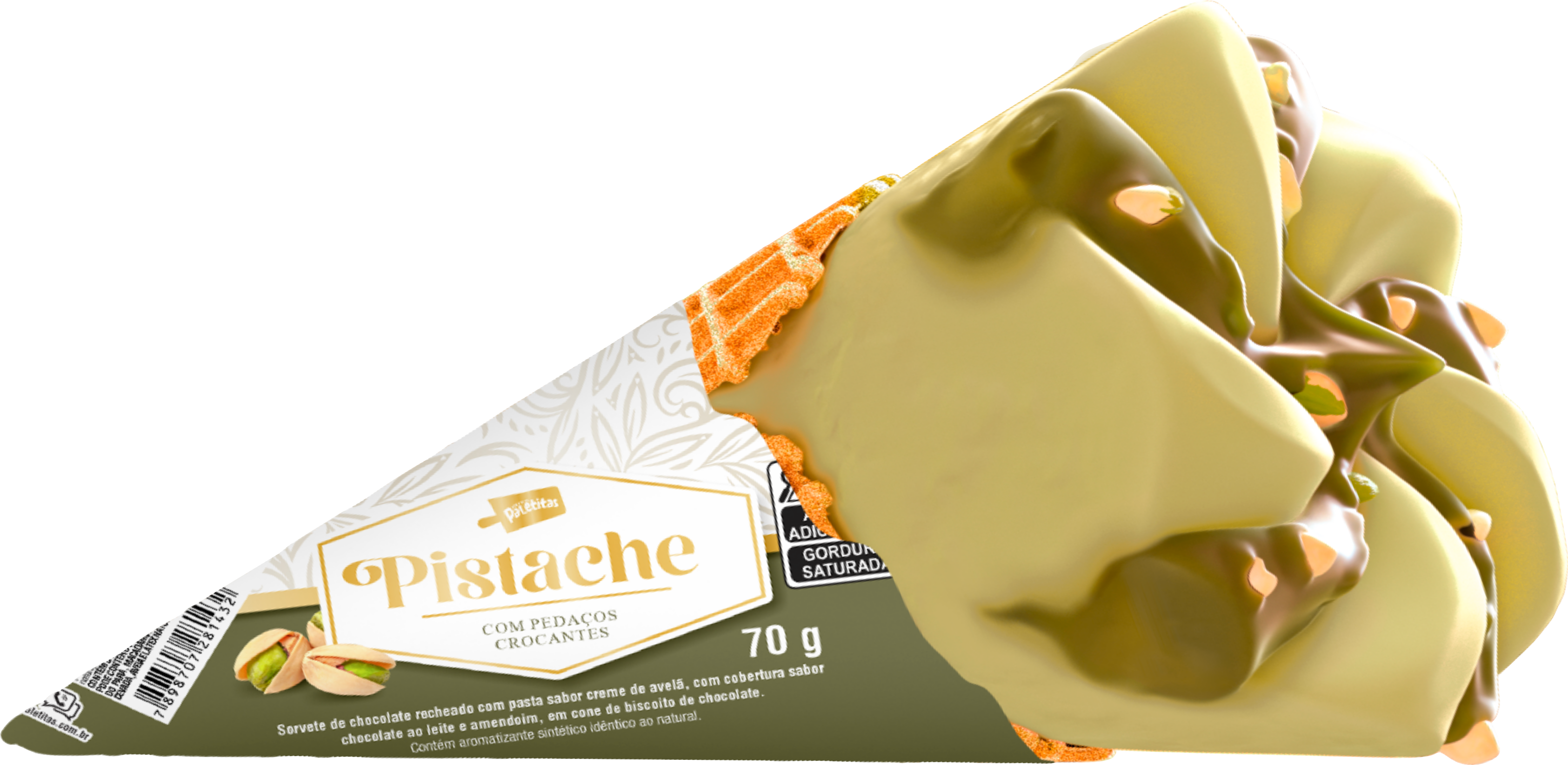 CONE PISTACHE PALETITAS